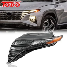 For 2022-2024 Hyundai Tucson LED DRL Headlight Left Driver Side Black 92207CW010