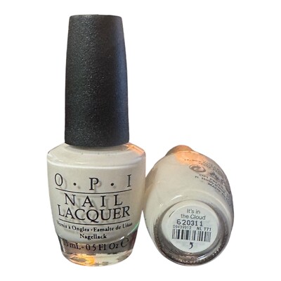 OPI ''It's In The Cloud'' Milky White Nail Polish 0.5fl oz