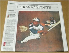1/24/2021 Chicago Tribune Newspaper Sports Section Hank Aaron 1934-2021 Braves