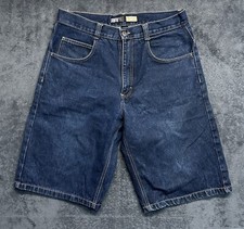 Vintage Southpole Shorts Men's 34 Dark Blue Jorts Denim Y2K Baggy Hip Hop Skater