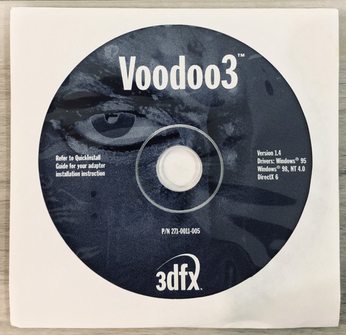 3dfx Voodoo3 2000 PCI 16MB Graphics Card, Upgradeable MEM, SGRAM Version, Poster - Picture 19 of 23