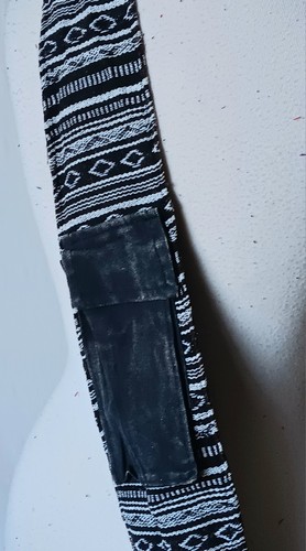 Boho Hippie Purse – Crossbody Fringed Cotton Festival Bag Handmade Nepal - Picture 6 of 11