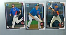 2015 BOWMAN CHROME PROSPECTS SET BCP1-BCP250 mt ALL SLEEVED baseball complete