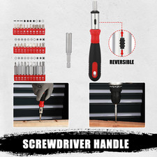 205 Pieces Home Repair Tool Kit, General Household Tool Set with Plastic Toolbox - Image 3