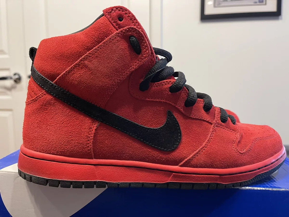 Nike SB Dunk High Pro 'Red Devil' VNDS US Men Size 10 | eBay
