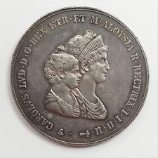 Florence Etruria Splendid dena 1807 Charles Louis of Bourbon VIDEO