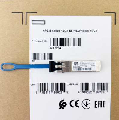 HPE HP BROCADE QK725A 16GB LW B-SERIES SFP+ LONG WAVE 1310NM 10KM SMF 656436-001