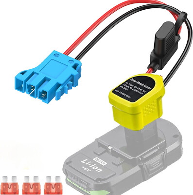 #ad for Power Wheel Adapter for Ryobi 18V with Fuse Wire Connector For Ride on Toy $16.99