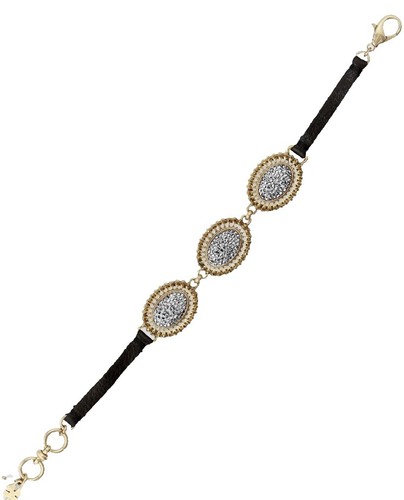 LUCKY BRAND LAVENDER FACE STAINLESS STEEL STRETCH BRACELET 16/1241PRSV LUCKY BRAND LAVENDER FACE STAINLESS STEEL STRETCH BRACELET  main image 2
