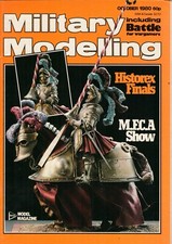MILITARY MODELING - Czasopismo Angielskie figurki cynowe - October 1980 - H-7543