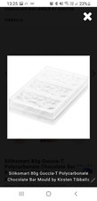 Silikomart 80g Goccia-T Polycarbonate Chocolate Bar Mould by Kirsten Tibballs