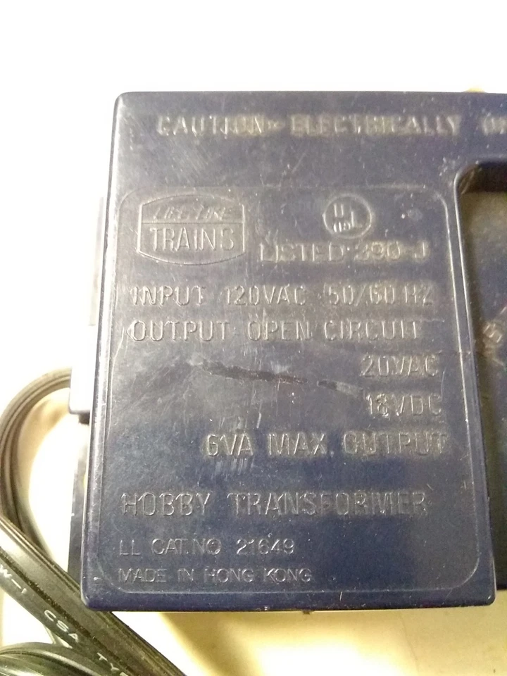 LIFE-LIKE HOBBY TRANSFORMER TRAIN CONTROLLER 390-J (S16-AS2) - Image 2 of 4