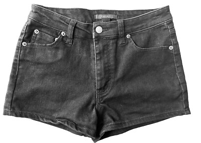 Forever 21 Womens Shorts Basic Solid Black Denim Size 26