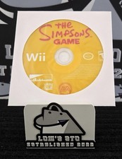 The Simpsons Game (Nintendo Wii, 2007) Game Disc Only