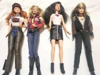 New ListingVintage Barbie Harley Davidson Dolls Collectible Mattel Lot Of Four