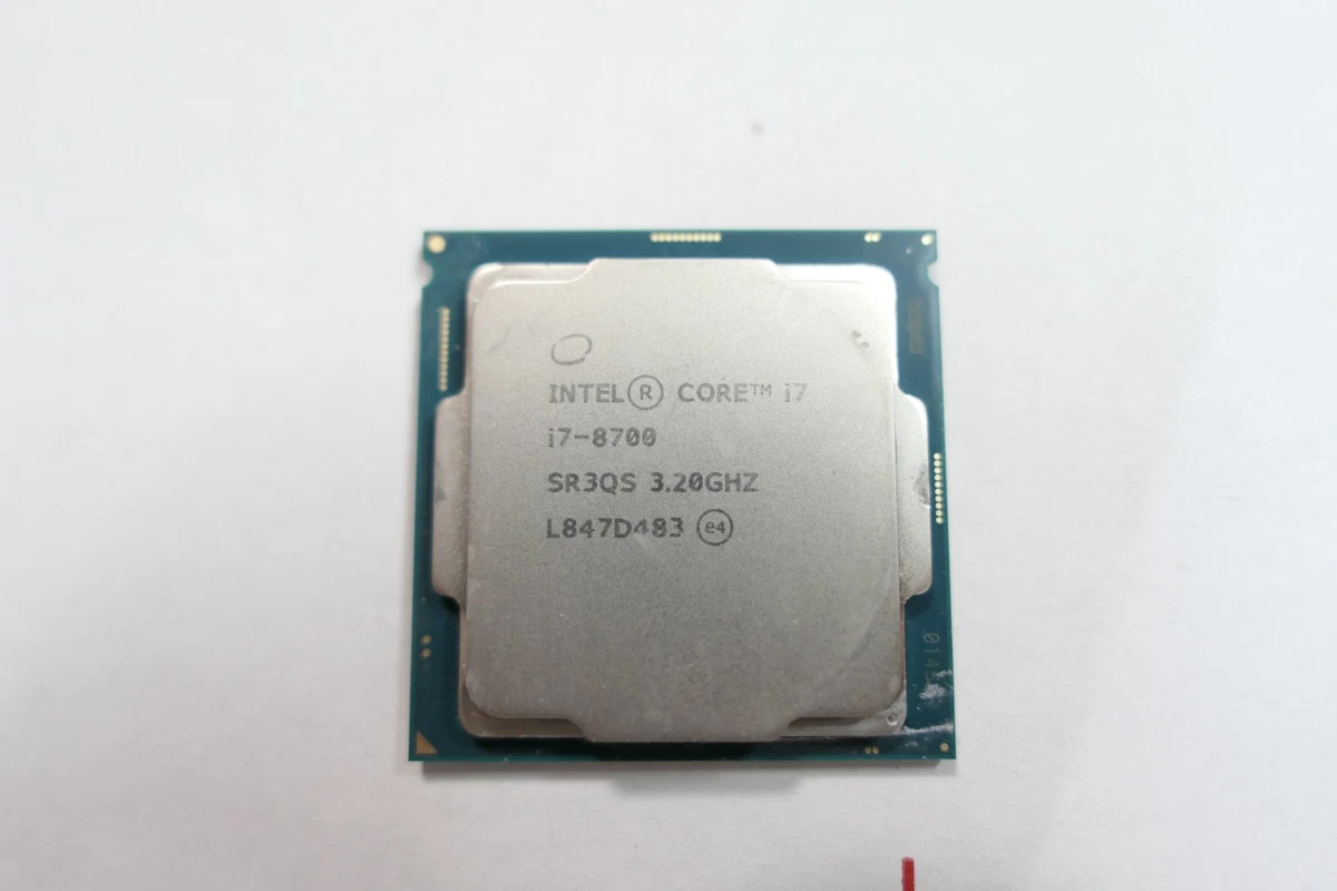 CPU Intel core i7 8700 Intel Core i7 8th Gen - Core i7-8700 Coffee Lake 6-Core 3.2 GHz