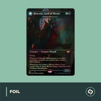 MTG | Dracula, Lord of Blood | EXTENDED | FOIL | CRIMSON VOW | NM | EN | MAGIC