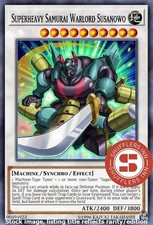 Superschwerer Samurai Warlord Susanowo SECE-DE048 Ultimate Rare 1. Auflage