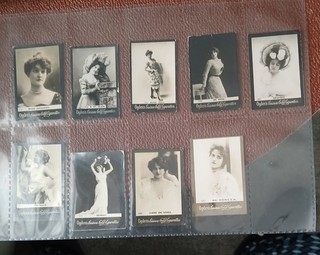 Ogdens Guinea Gold Beauties 17 Numbered Cards see pictures