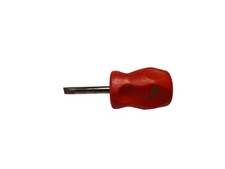 Snap-on Tools New Shd1r .040 Flat Tip Head Red Stubby Hard Grip Screwdriver Usa