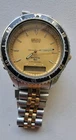 VINTAGE SEIKO SPORTS 150 ALARM DIGITAL ANALOG MEN WATCH JAPAN MADE