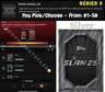 Topps WWE Slam 25 - PRIZE WHEEL Series 3 Silver - You Pick/Choose