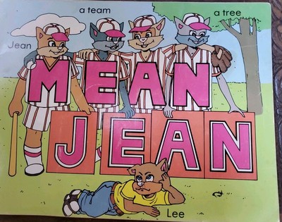 1979 Modern Curriculum Press Primary Readers - MEAN JEAN Long E Book 9