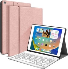 Juqitech iPad 7, 8, 9th Gen Case 10.2" Wireless Magnetic Keyboard - OPEN BOX