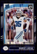 2024 Donruss Optic #273 Marist Liufau Purple Shock