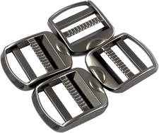 10 Pcs 1 Inch Strong Heavy Shinning Zinc Alloy Ladder Lock Slider Adjustable Web