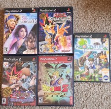 Konami Square Enix PlayStation 2 Game Lot Yu-Gi-Oh! Dragon Ball Z Final Fantasy