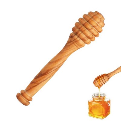 Olive Wooden Honey Spoon, 3.94 Inch Mini Honey Sticks, Wooden Dipper for Tea/...