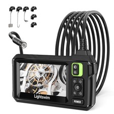 Industrial HD Digital Borescope, 1080P 4.3" IPS Endoscope Inspection Camera w...