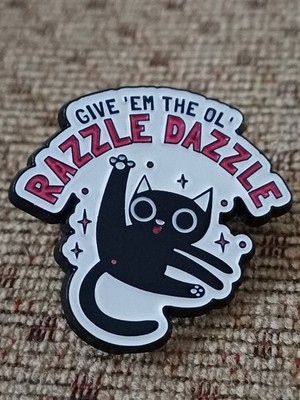 Razzle Dazzle - Niedliche Emaille Katze Pin Anstecker
