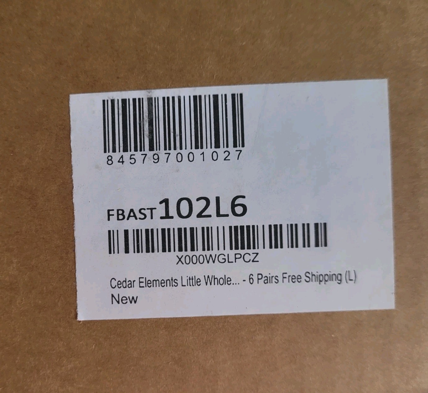 Cedar Elements Split Toe Shoe Trees Size LARGE 6 Pairs Little Wholesale Program