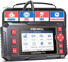 FOXWELL OBD2 Scanner NT604E, 4 System Diagnostic Scanner for All Vehicles, AB...