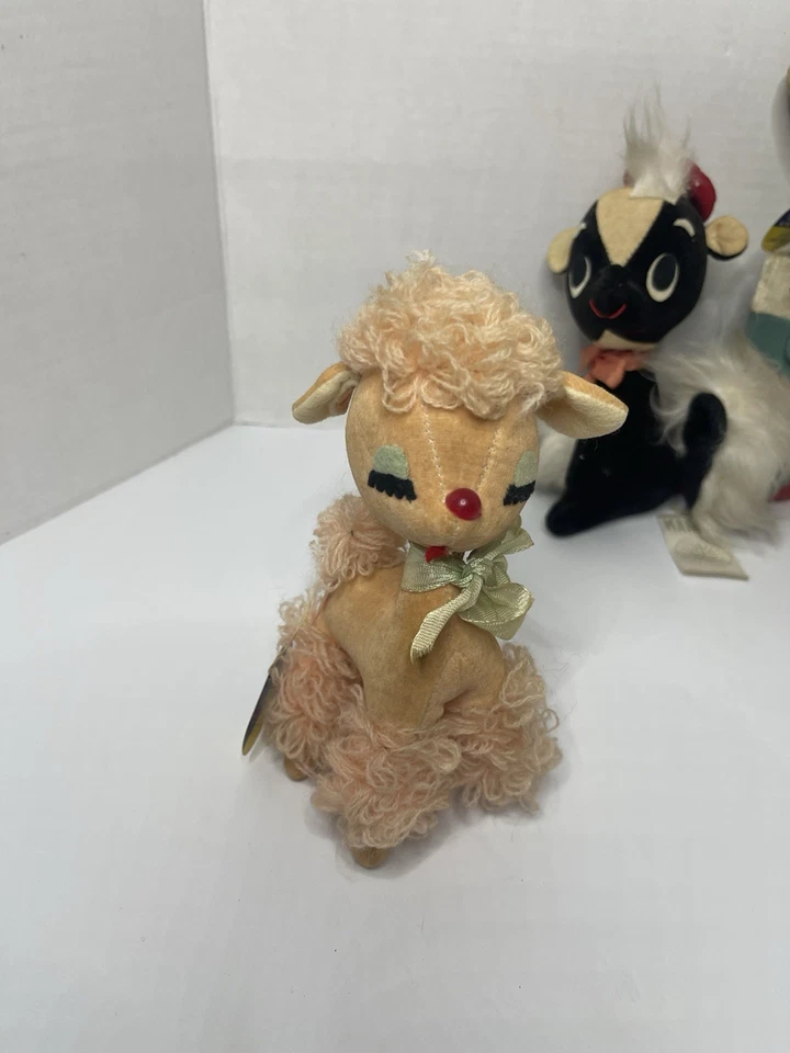 HTF Lot of 5 Dakin Dream Pets & Others with Tags RARE Vintage Plush Toys 1960’s - Image 2 of 4