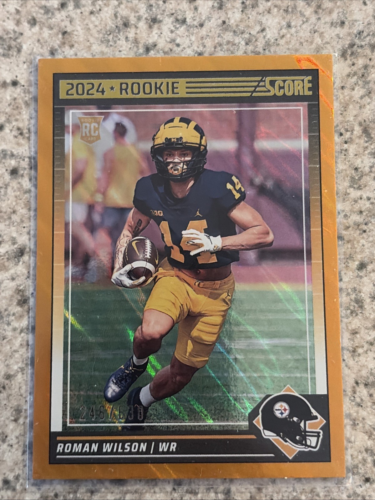 2024 Score - Rookies Roman Wilson #360 Lava /630 (RC)