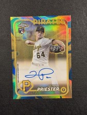 Quinn Priester 2024 Topps Gilded Blue Rookie Auto /50 Pirates