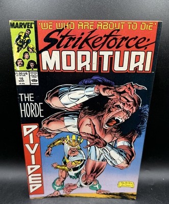 Strikeforce: Morituri #16 1988 Marvel Comics Comic Book Nice!!