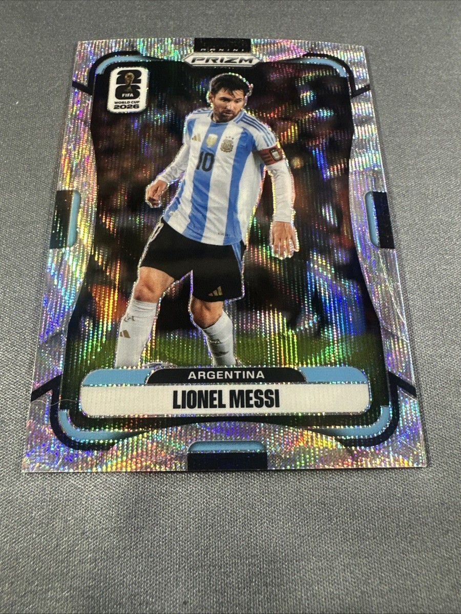 Lionel Messi 2026 Prizm FIFA World Cup World Cup Silver Wave