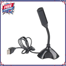 USB Microphone Adjustable Studio Singing Gaming Laptop Computers Streaming Mic