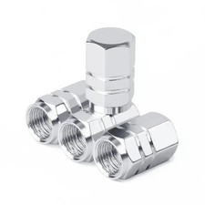 4pcs Aluminum Car Tire Valve Caps Tyre Valve Stem Cover Air Dust Wheel Rim Caps