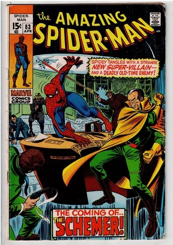 AMAZING SPIDER-MAN #83 (1970) FN- 1ST APP SCHEMER & VANESSA FISK