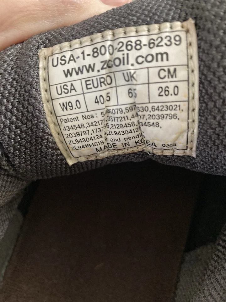 Women’s Z Coil Sz 9 Legend Pain Relief Shoes Black Leather Upper - Image 2 of 4