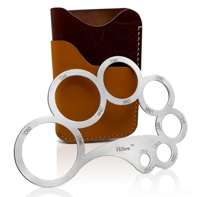 Leather Cutting Circle Template Ruler, Drawing Circle Stencils,Leather Work R...