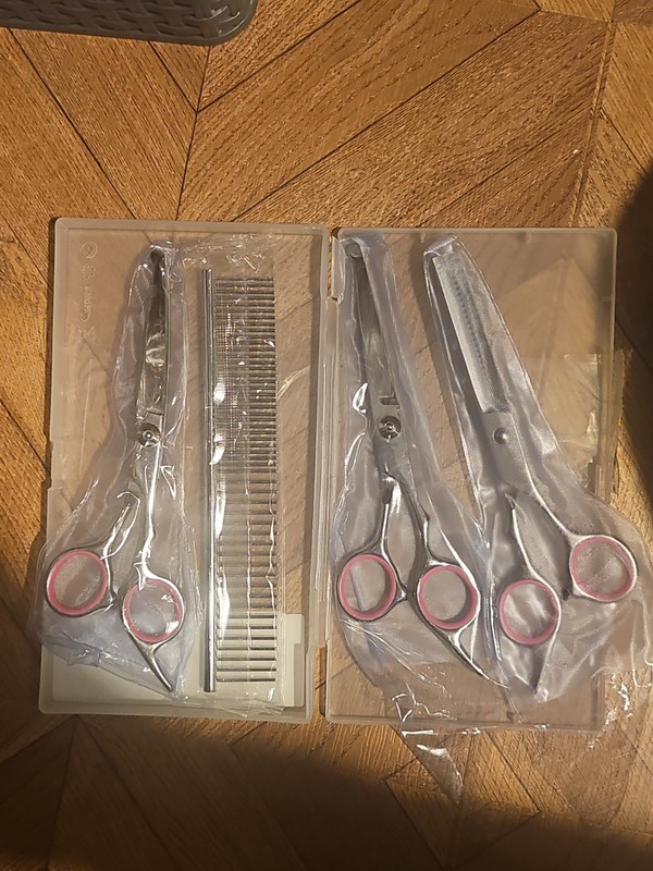 Professional 4 in 1 Dog & Cat Grooming Scissors Kit 