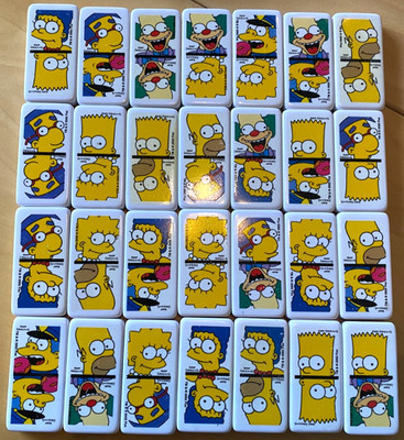 The Simpsons 2002 Dominos 28 Full Set