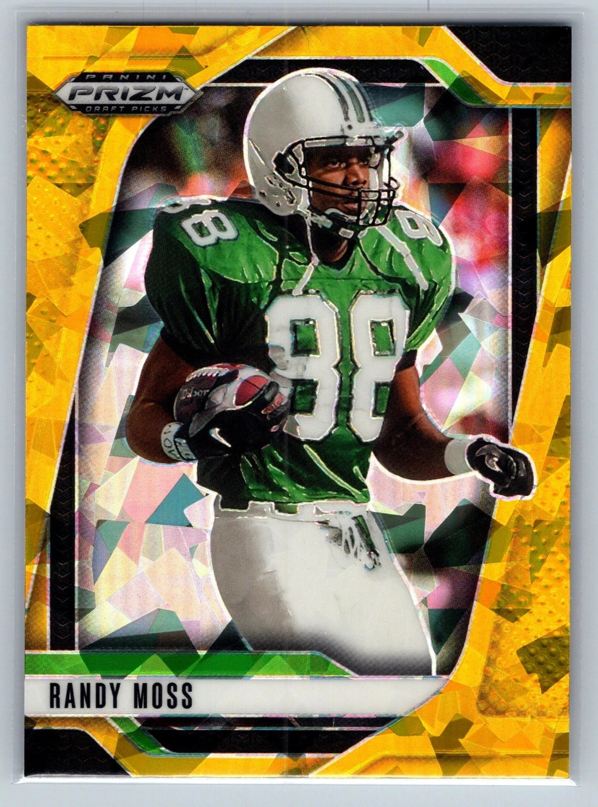 2025 Panini Prizm Draft Picks - Randy Moss #181 Gold Ice Prizm