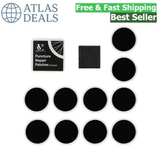 Compact Bike Tire Repair Kit - Versatile Self-Adhesive Patches for Fast Fixes
